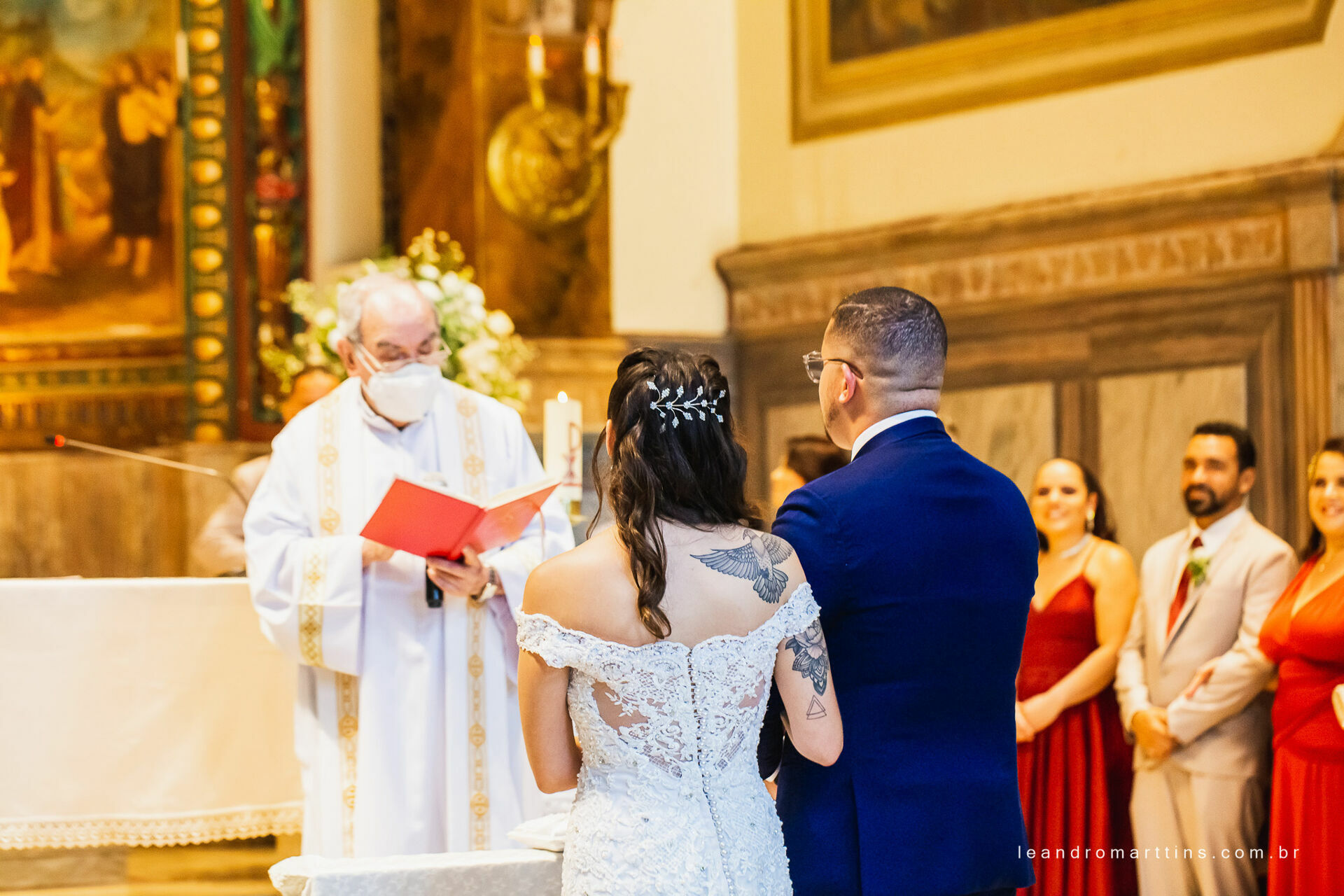 Casamento Fernanda e Herbert na Paróquia Nossa Senhora da Saúde em São Paulo - SP