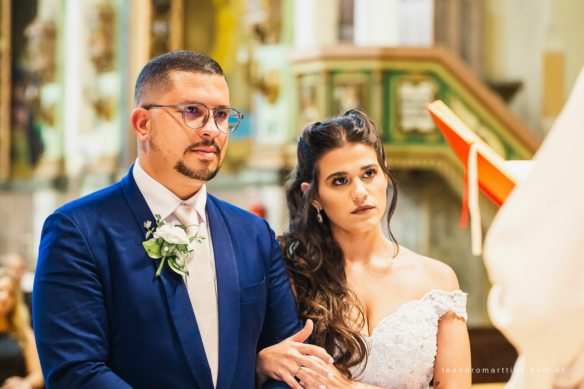 Casamento Fernanda e Herbert na Paróquia Nossa Senhora da Saúde em São Paulo - SP