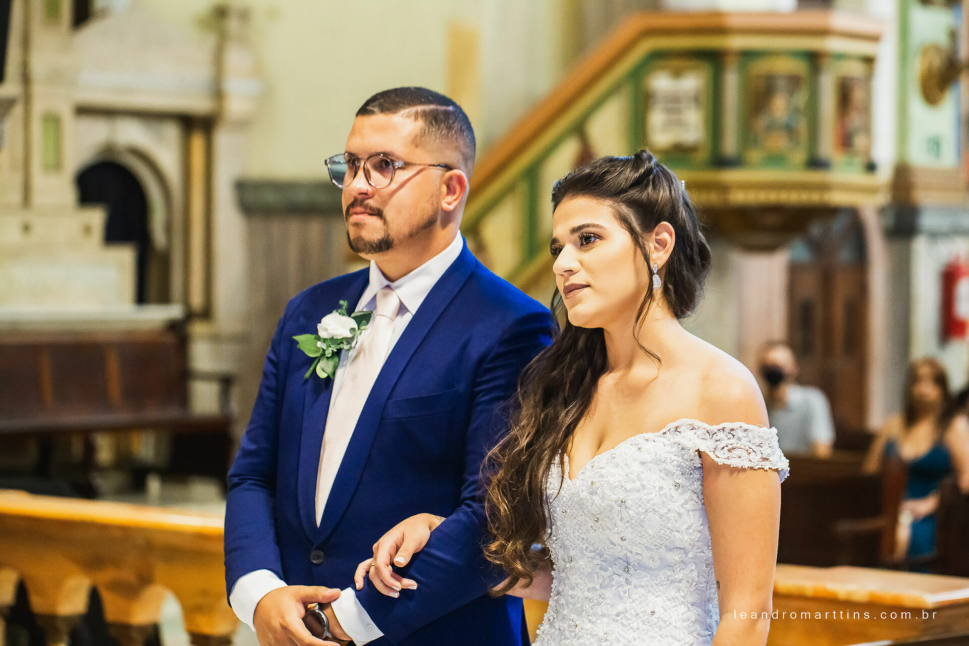 Casamento Fernanda e Herbert na Paróquia Nossa Senhora da Saúde em São Paulo - SP