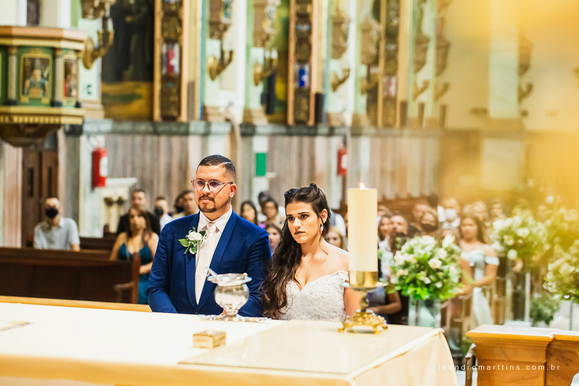 Casamento Fernanda e Herbert na Paróquia Nossa Senhora da Saúde em São Paulo - SP