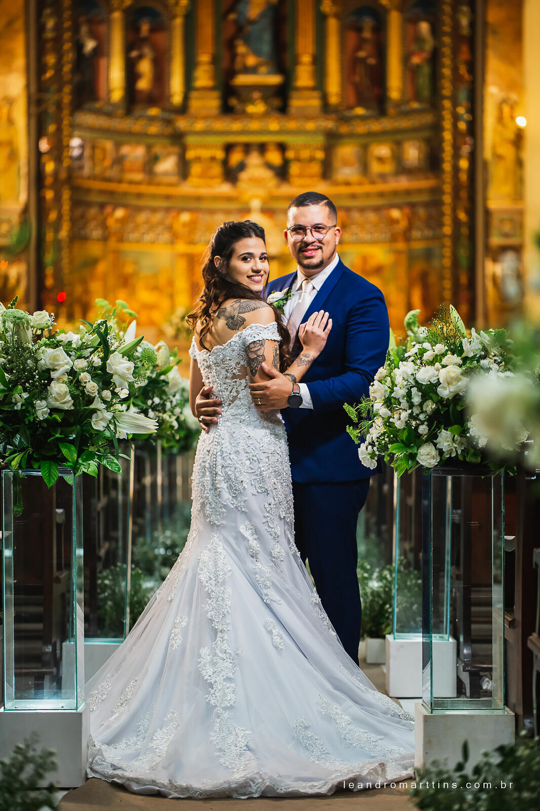 Casamento Fernanda e Herbert na Paróquia Nossa Senhora da Saúde em São Paulo - SP