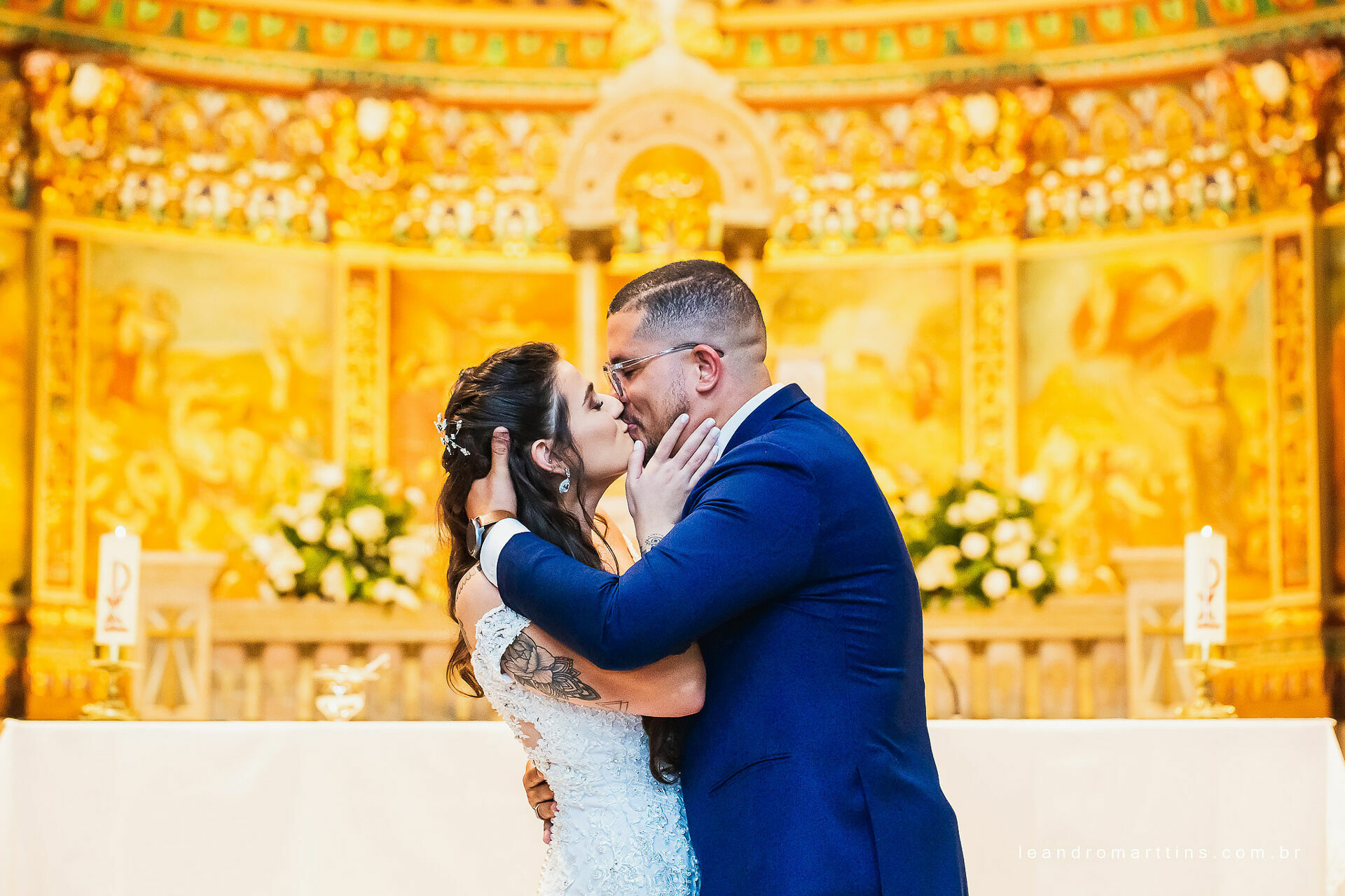 Casamento Fernanda e Herbert na Paróquia Nossa Senhora da Saúde em São Paulo - SP