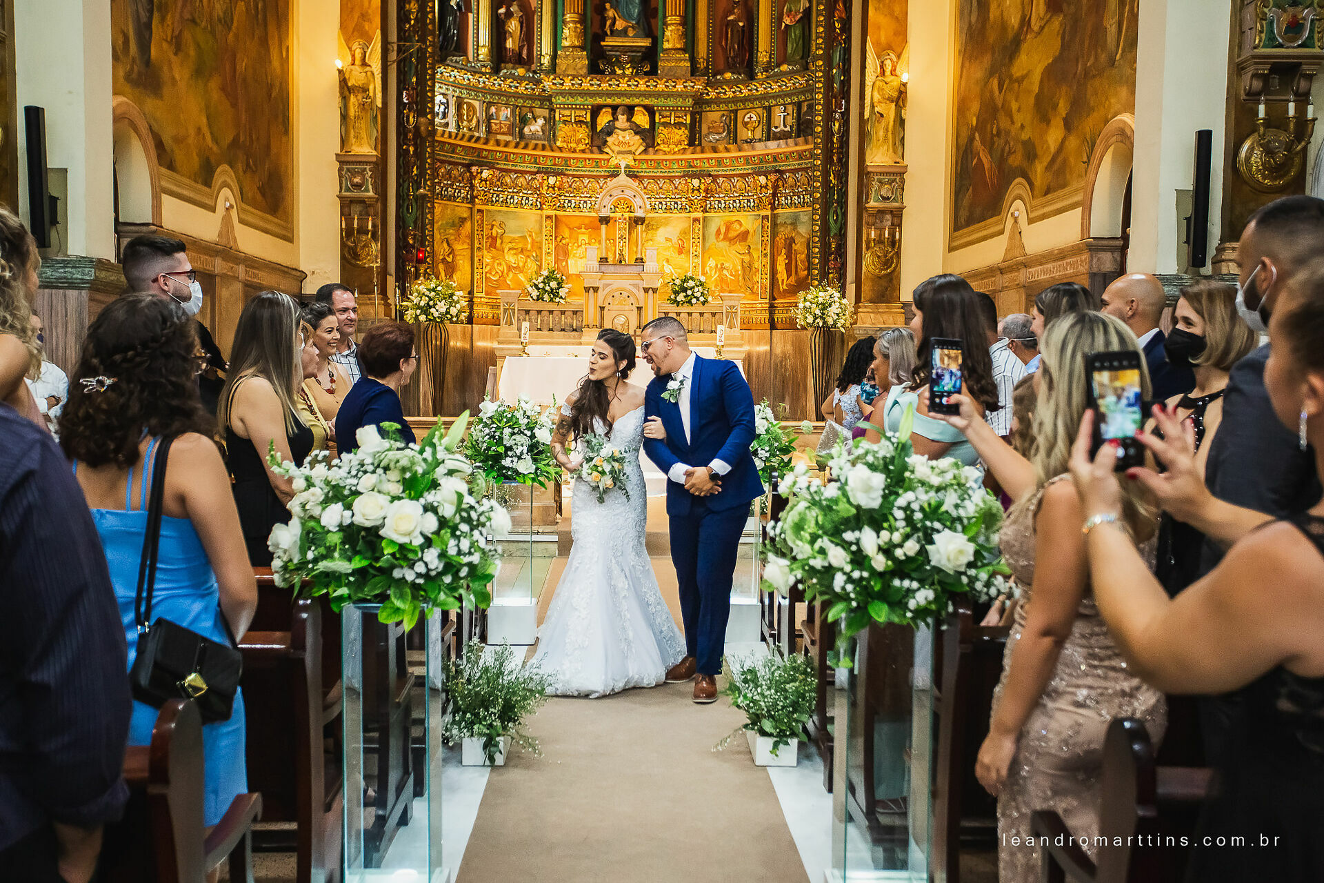 Casamento Fernanda e Herbert na Paróquia Nossa Senhora da Saúde em São Paulo - SP