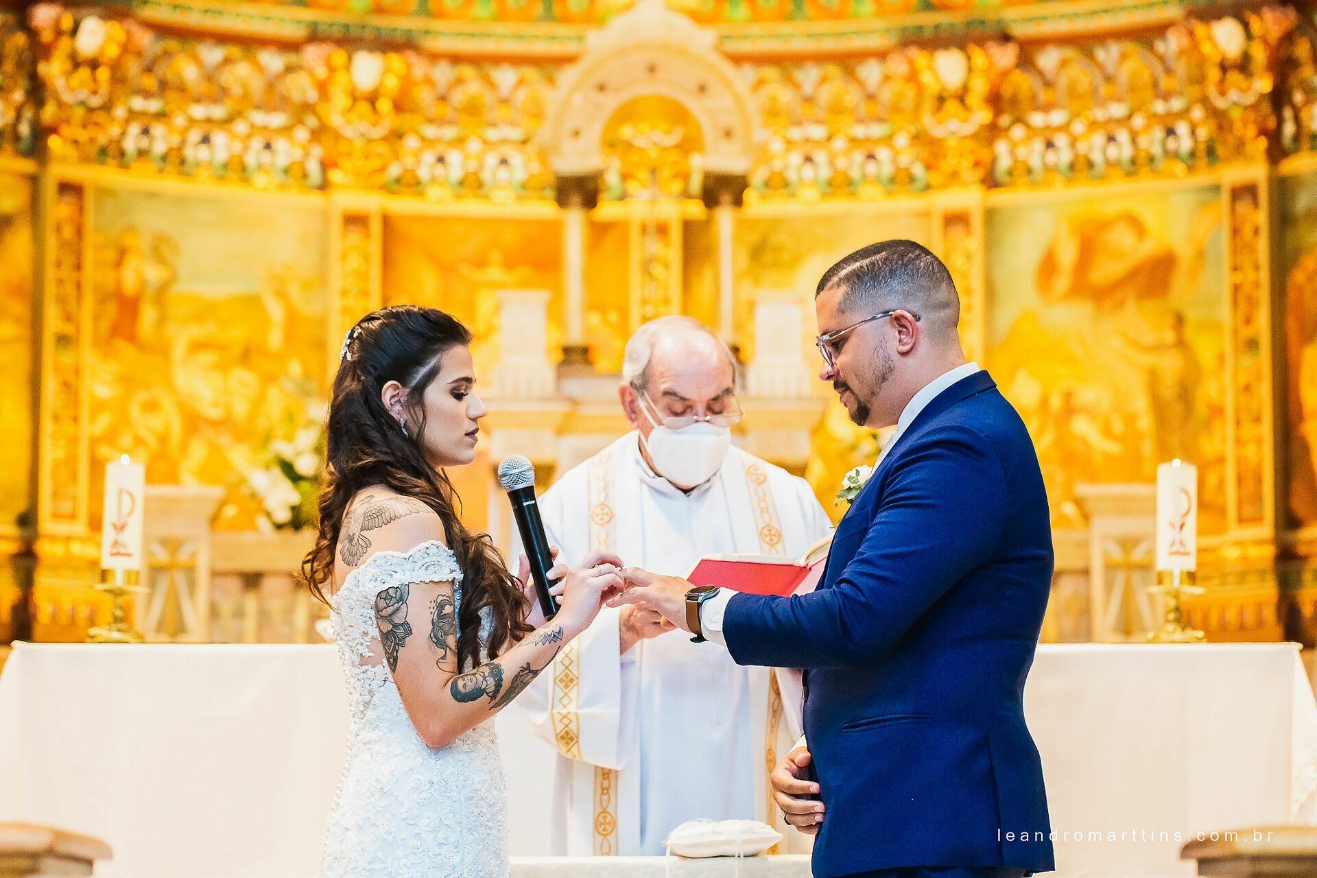 Casamento Fernanda e Herbert na Paróquia Nossa Senhora da Saúde em São Paulo - SP