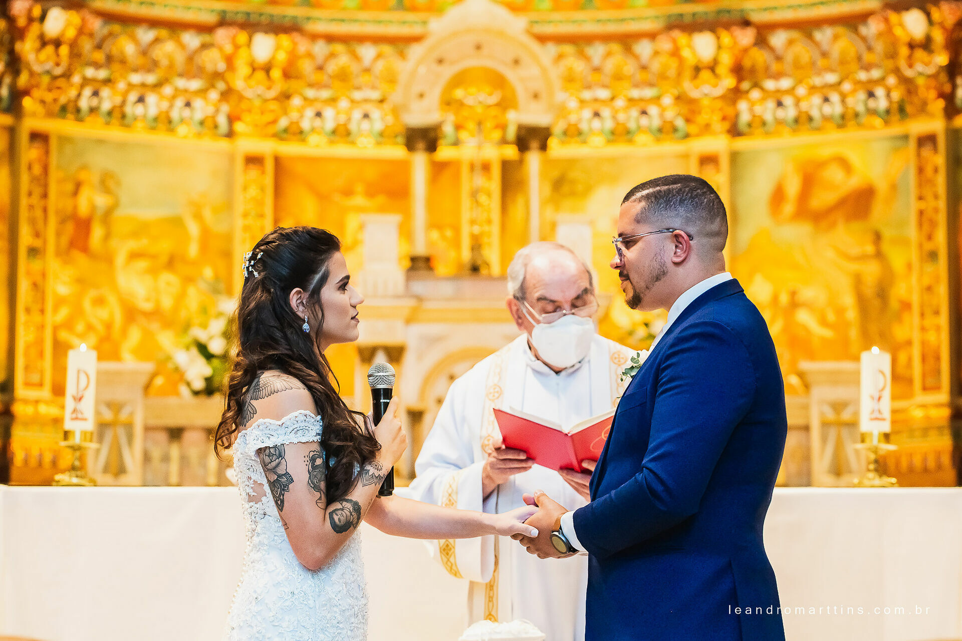Casamento Fernanda e Herbert na Paróquia Nossa Senhora da Saúde em São Paulo - SP