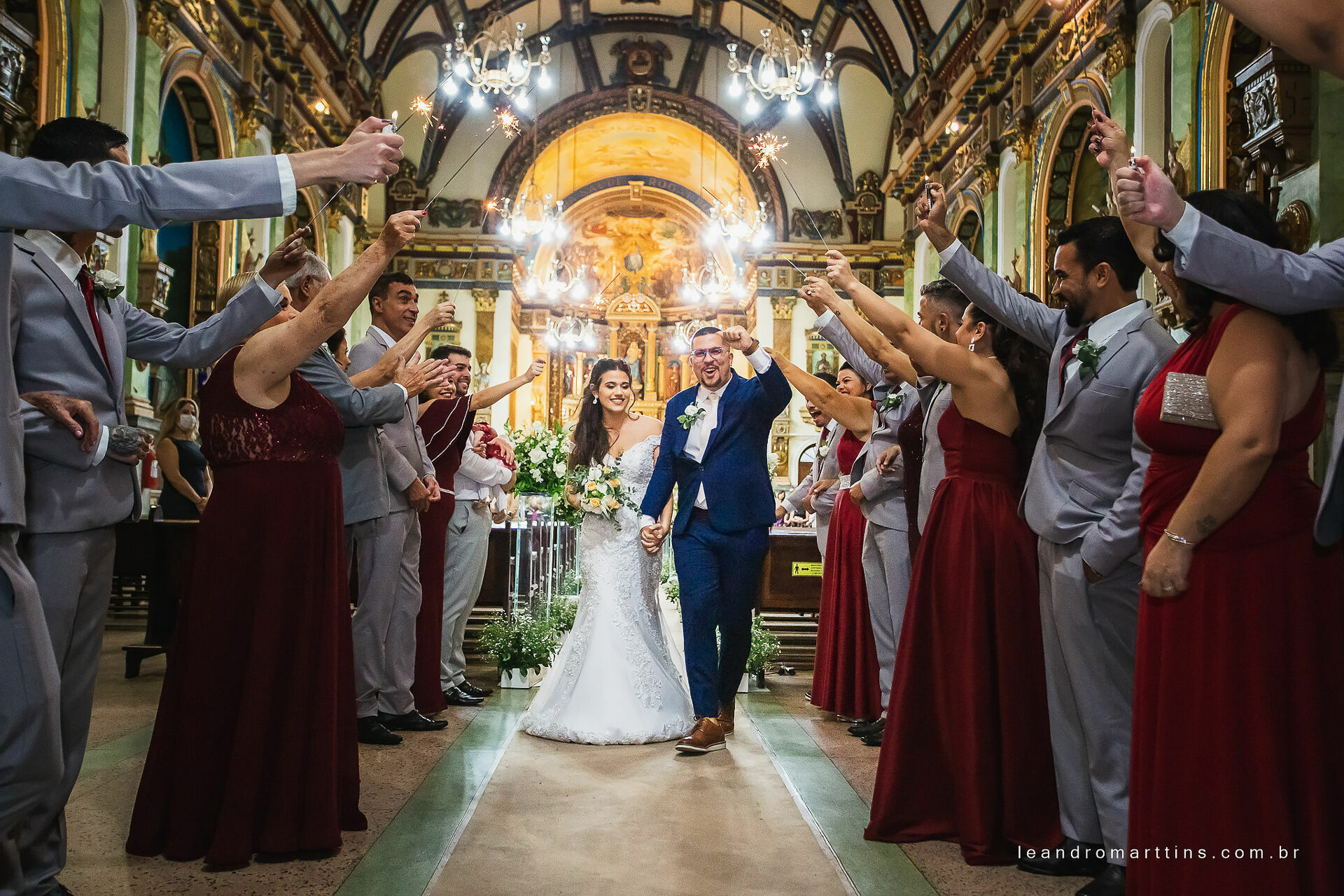 Casamento Fernanda e Herbert na Paróquia Nossa Senhora da Saúde em São Paulo - SP