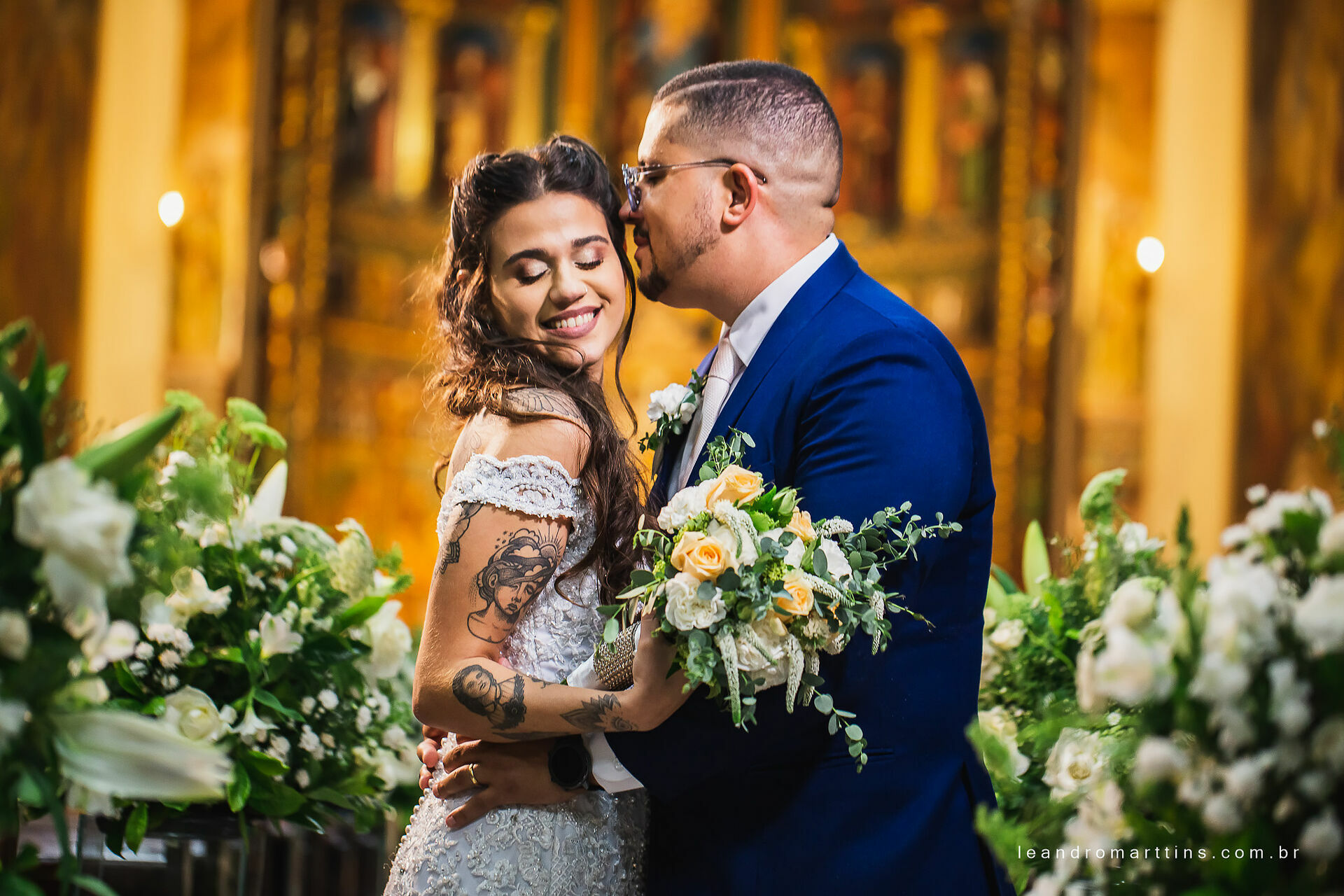 Casamento Fernanda e Herbert na Paróquia Nossa Senhora da Saúde em São Paulo - SP