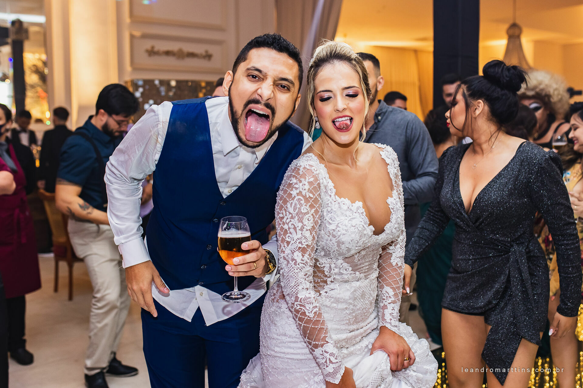 Casamento Larissa e Thiago no espaço Almeida Pires Buffet