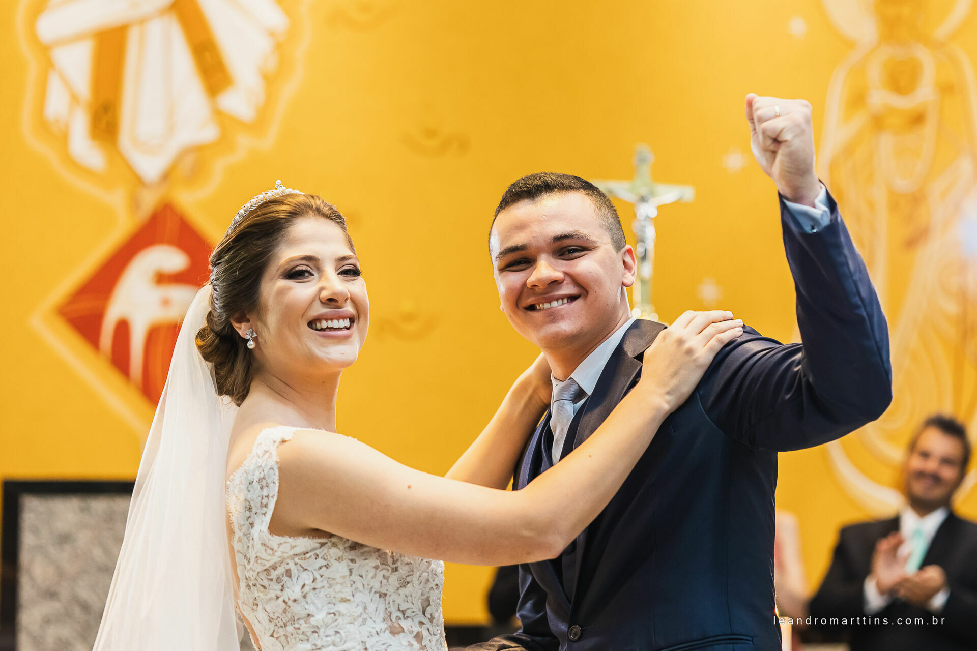 Casamento Caroline e Leonardo na Igreja Nossa Senhora do Brasil