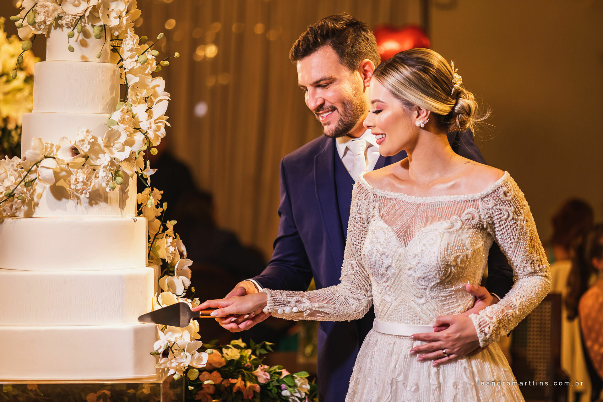 Casamento Thayna e Fernando no espaço Casa Évora Eventos