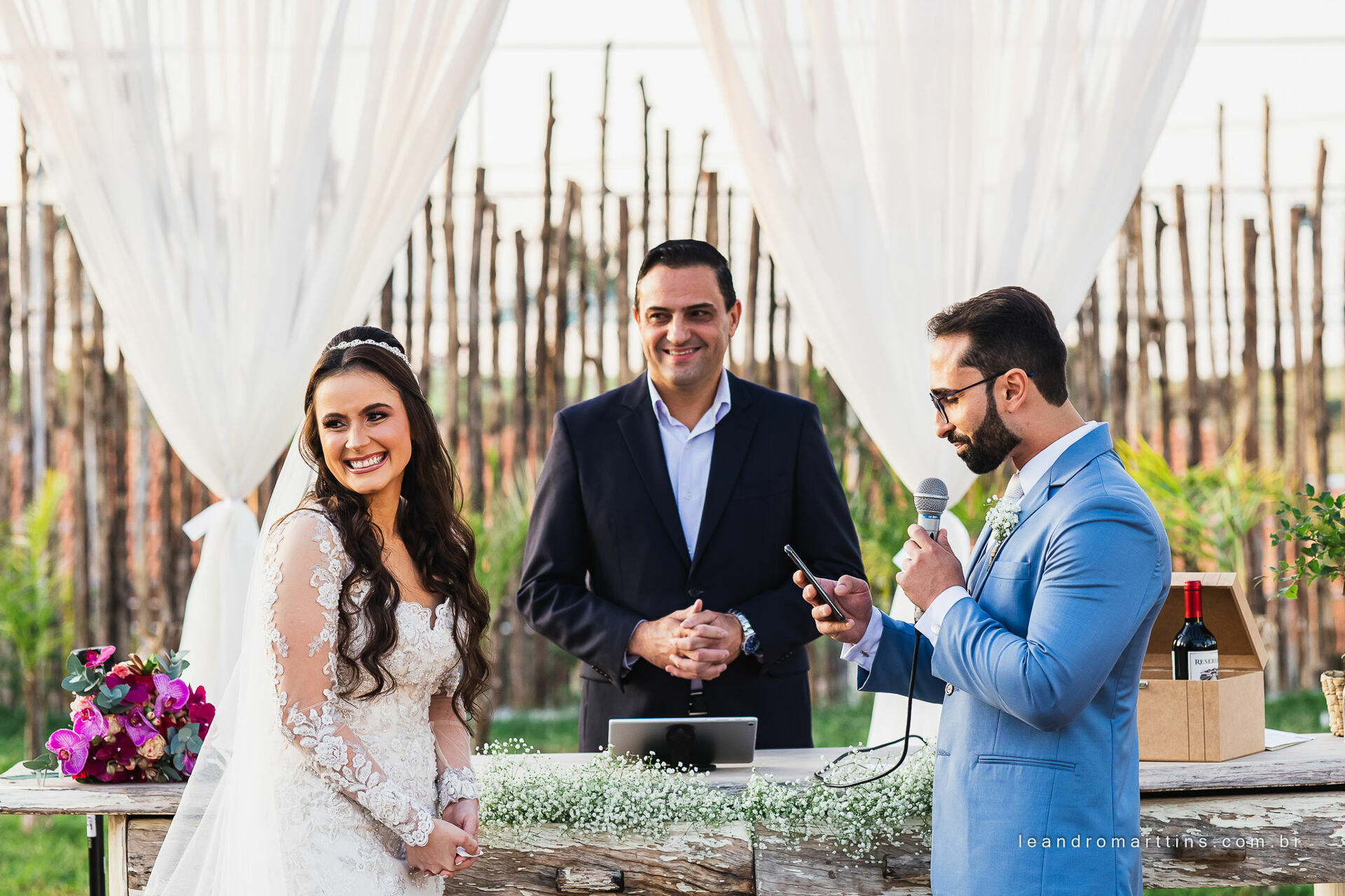 Casamento Bárbara e Edson no espaço Estância Ouro Branco