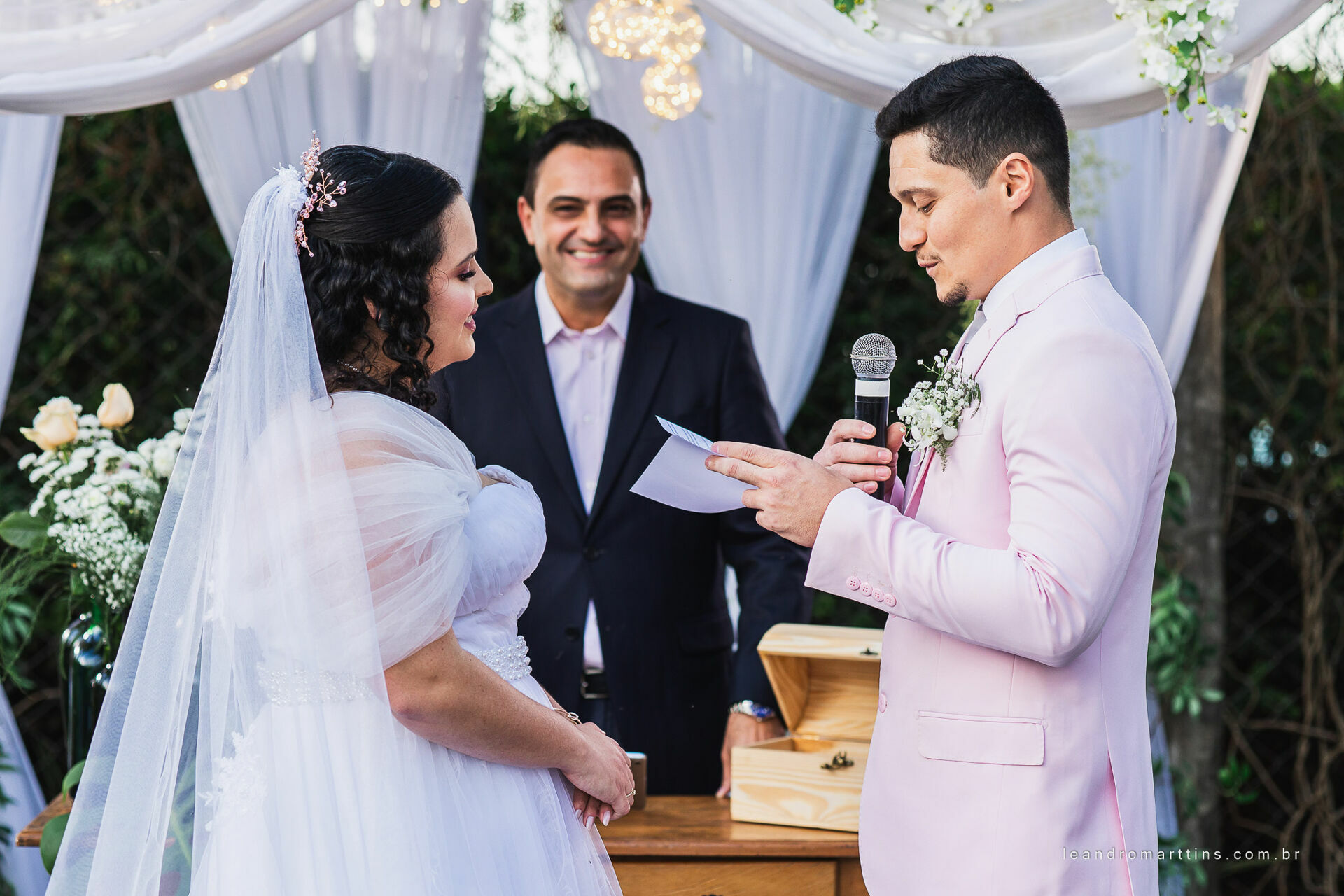 Casamento Ana e Wesley no espaço Bella Faria Eventos