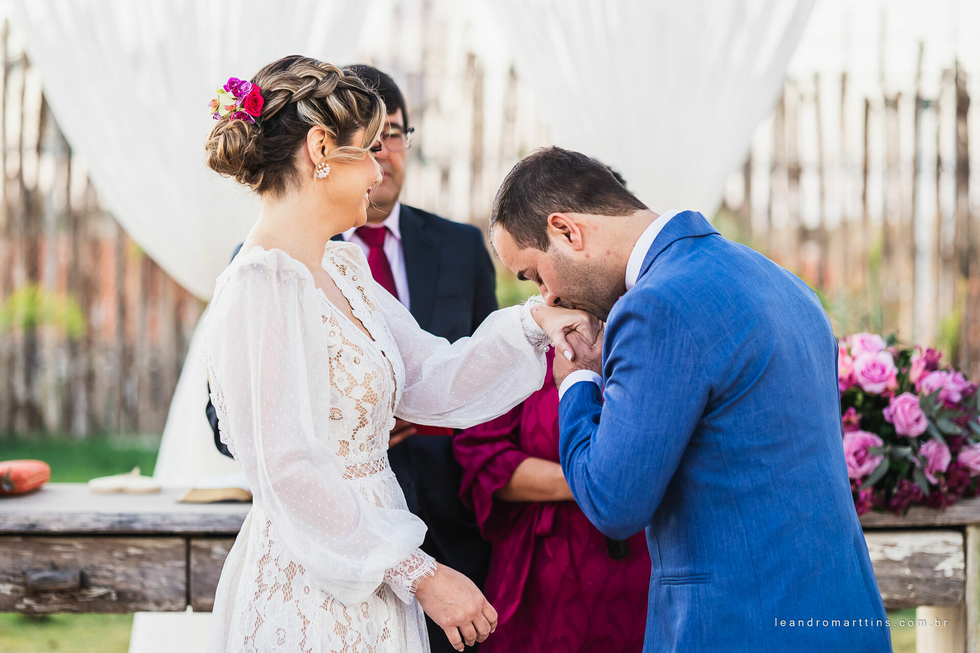 Casamento Gisele e João no espaço Estância Ouro Branco