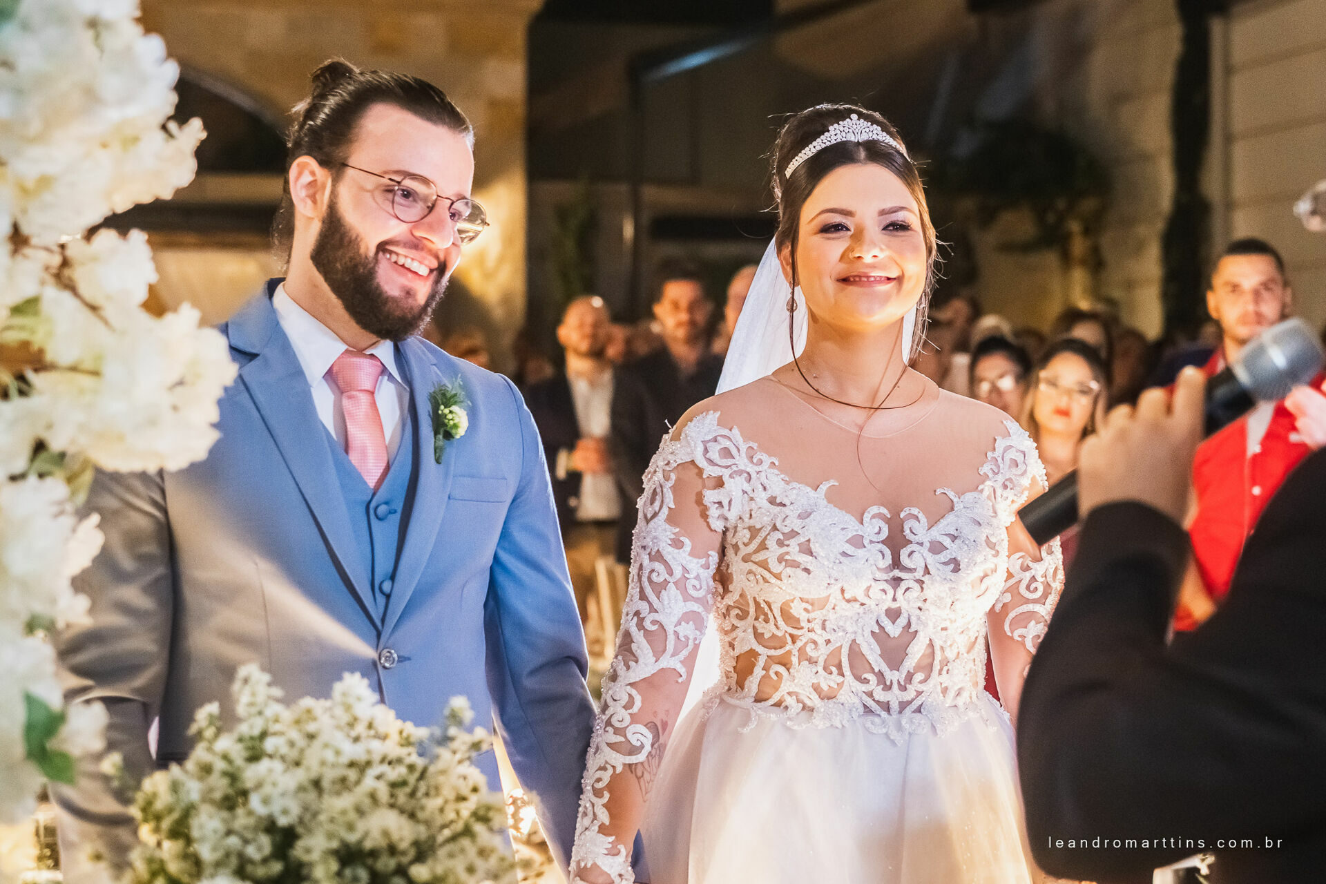 Casamento Paloma e Luís no espaço Almeida Pires Buffet