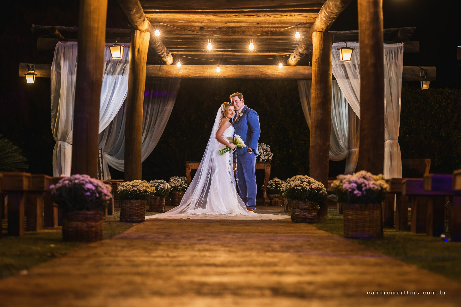 Casamento Keila e Kleber no espaço Glauber Carvalho Eventos