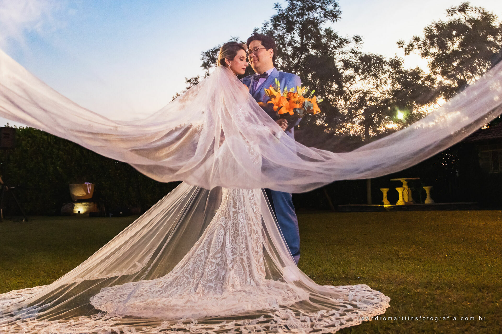 Casamento Juliana e Leonardo no espaço Casa Évora Eventos