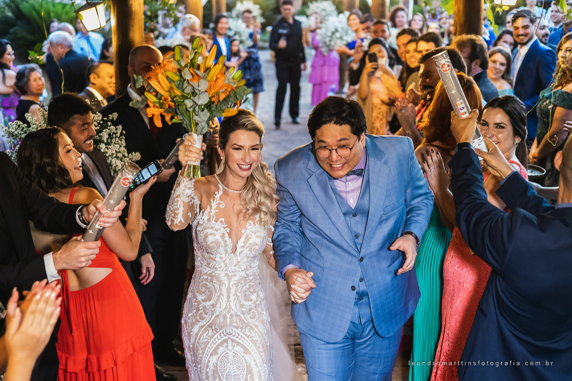 Casamento Juliana e Leonardo no espaço Casa Évora Eventos