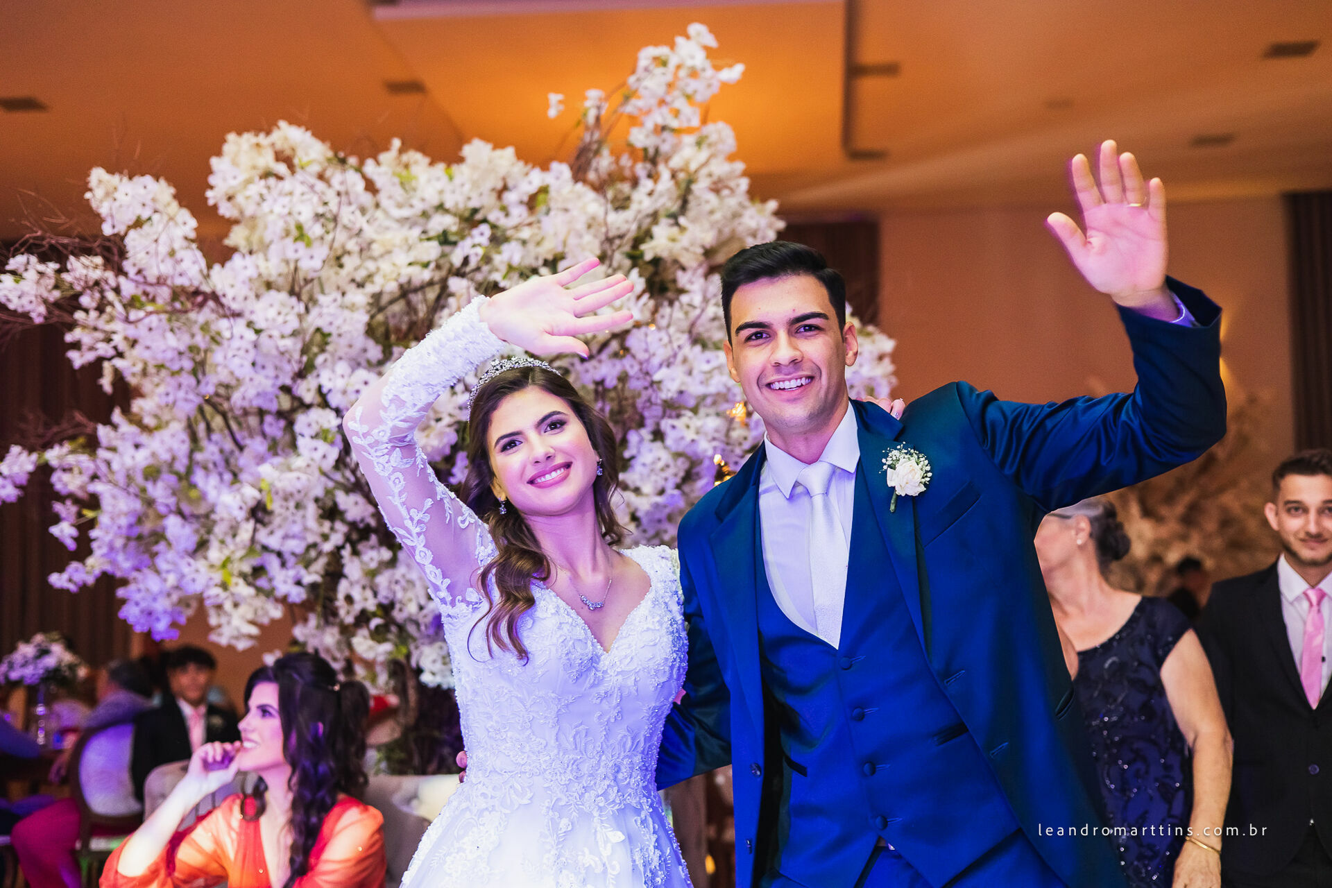 Casamento Kamila e Jessé no espaço Bella Faria Eventos