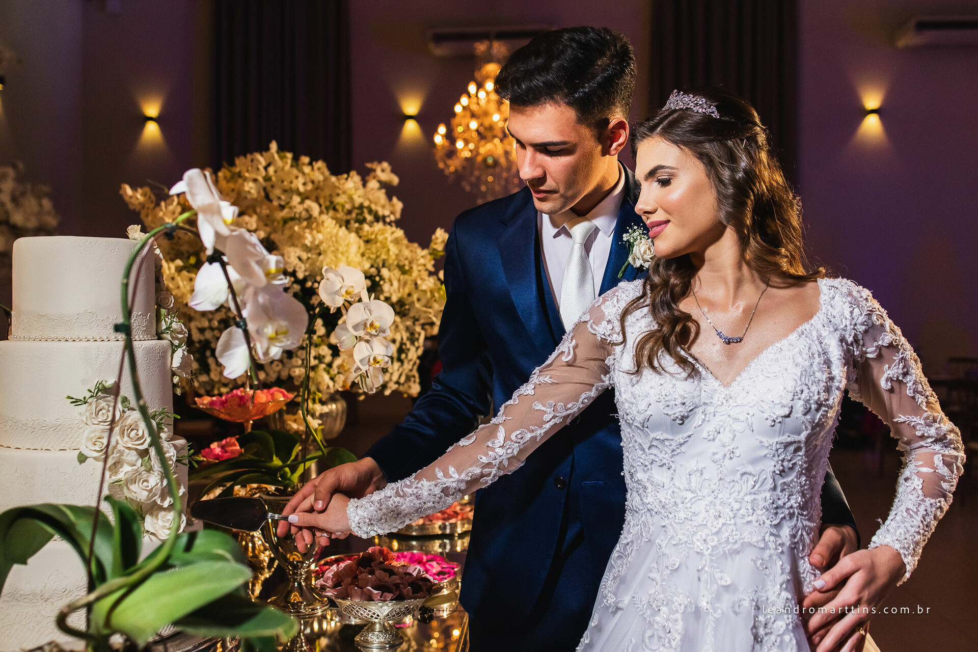 Casamento Kamila e Jessé no espaço Bella Faria Eventos