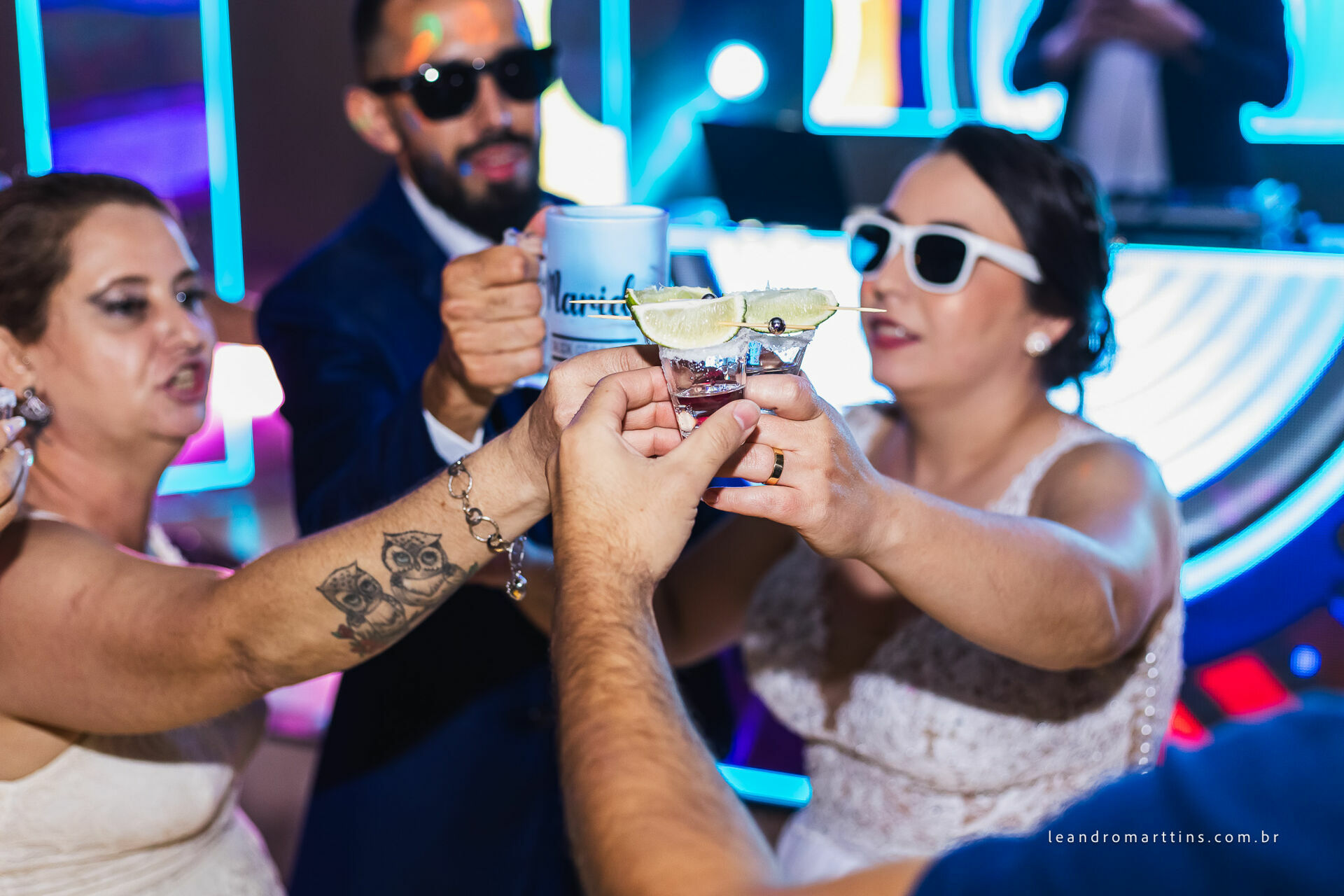 Casamento Renata e Alexsandro no espaço MariFestas em Guapiaçu