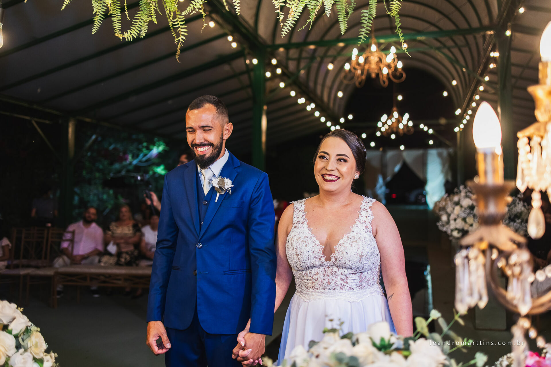 Casamento Renata e Alexsandro no espaço MariFestas em Guapiaçu