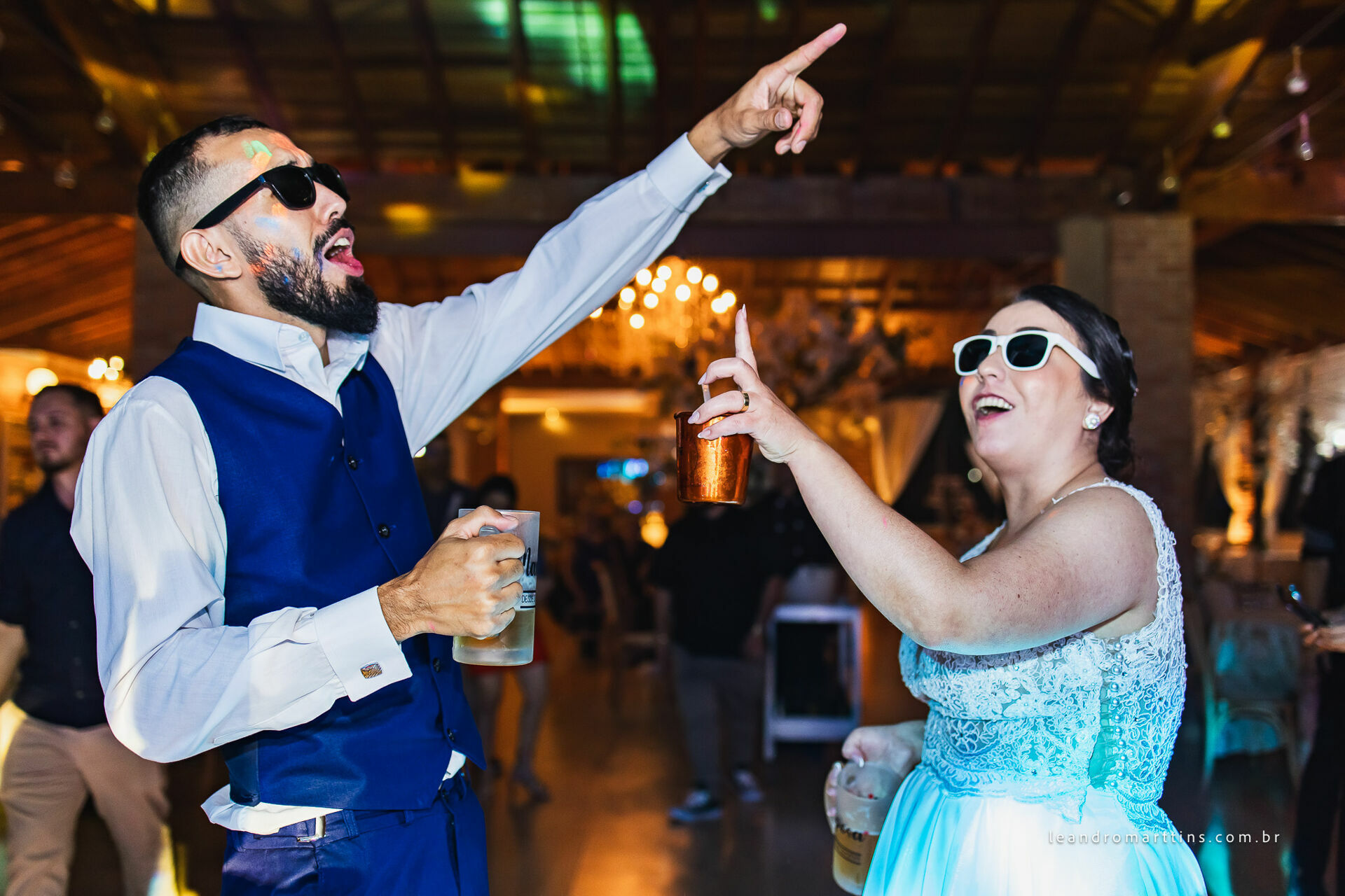 Casamento Renata e Alexsandro no espaço MariFestas em Guapiaçu