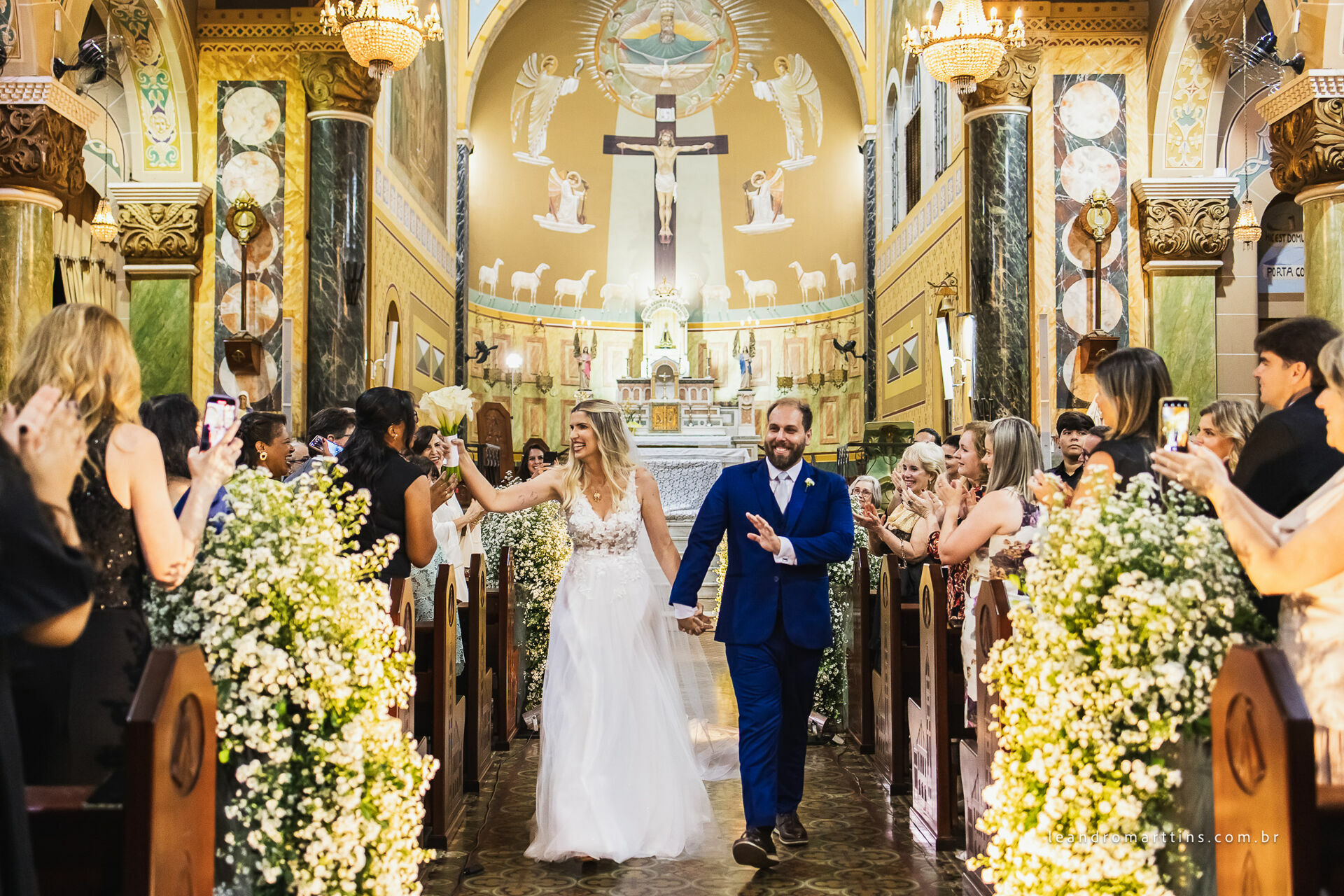 Casamento Célia e Rafael na igreja Basílica - Rio Preto
