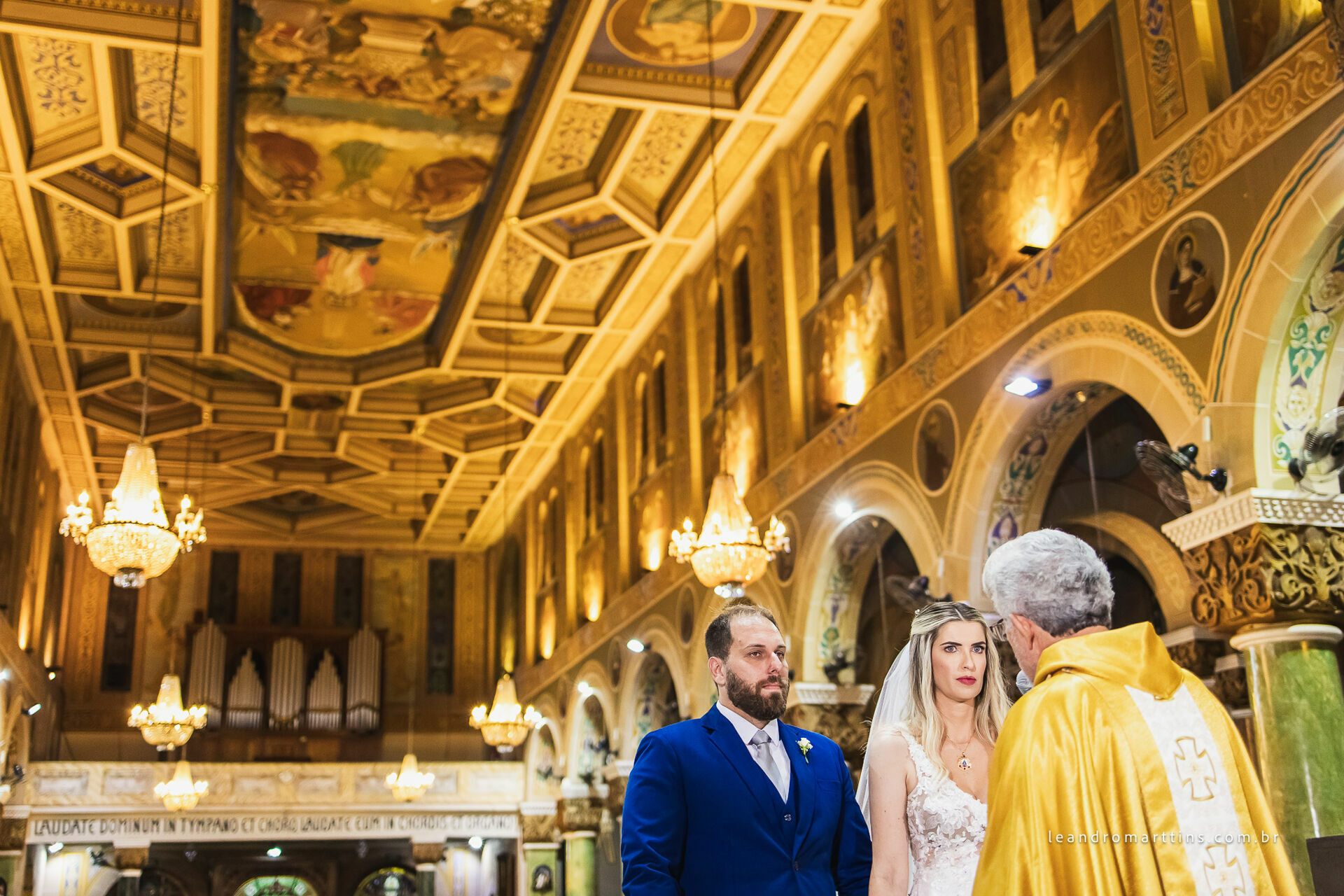 Casamento Célia e Rafael na igreja Basílica - Rio Preto