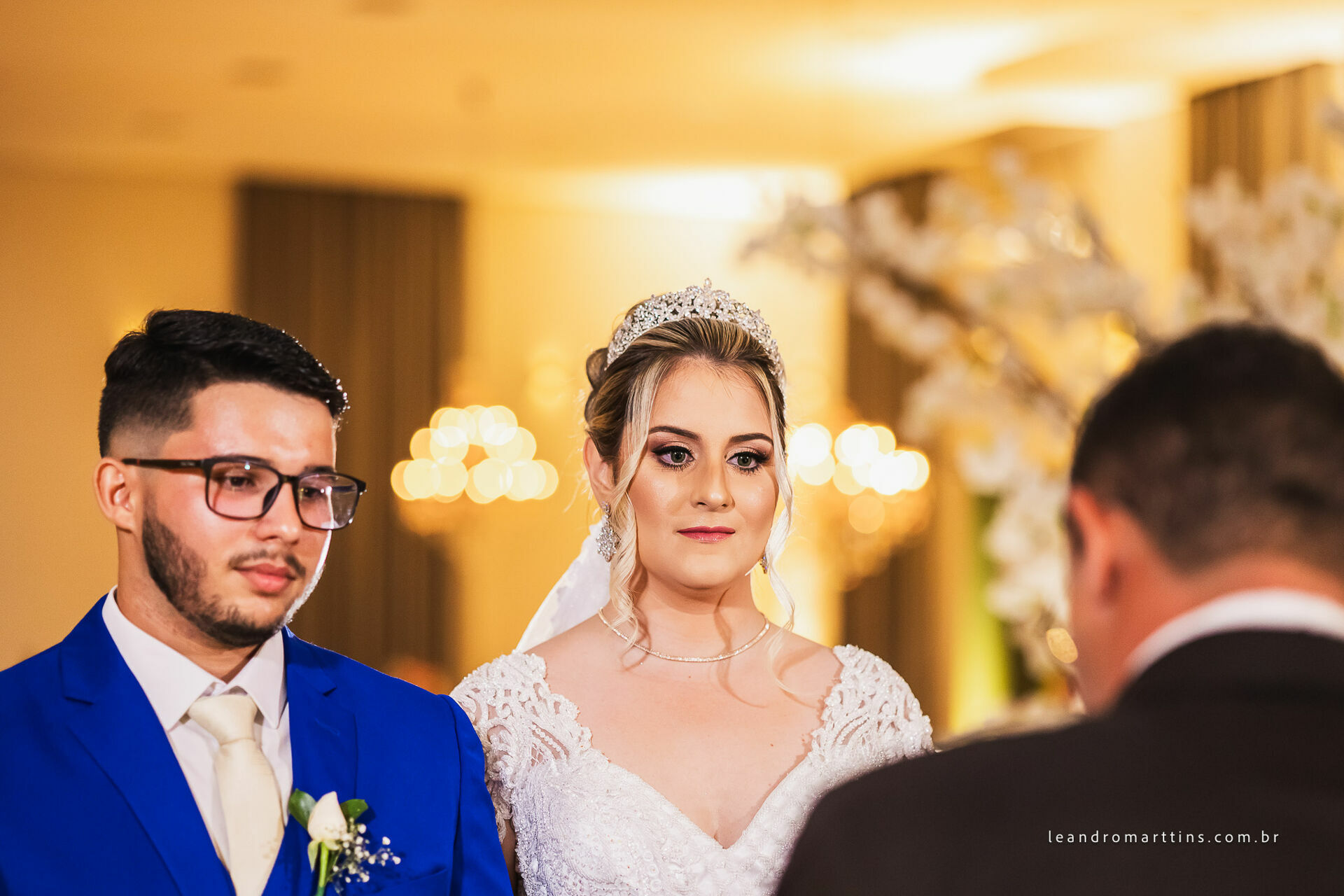 Casamento Stefanie e Jhonatan no espaço Bella Faria Eventos