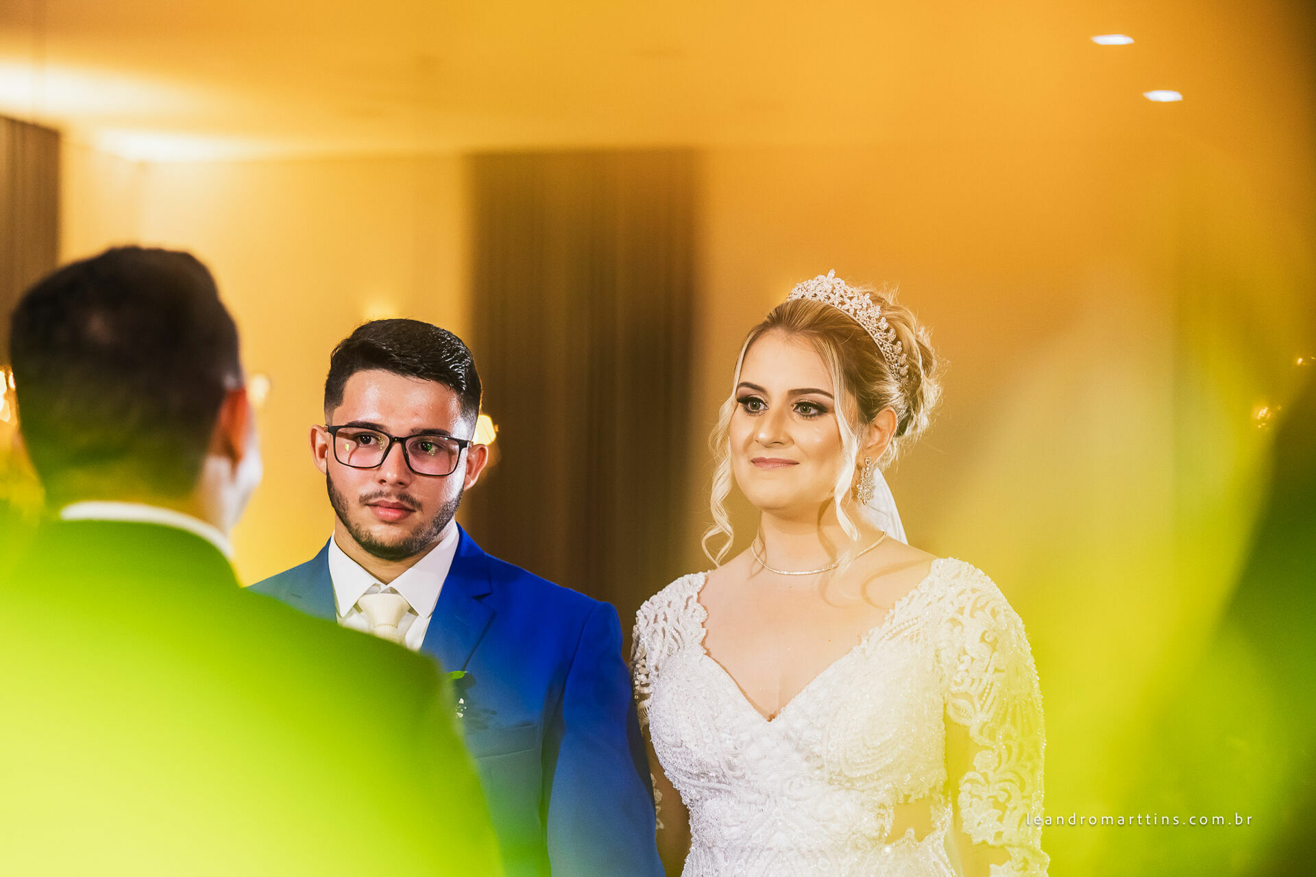 Casamento Stefanie e Jhonatan no espaço Bella Faria Eventos