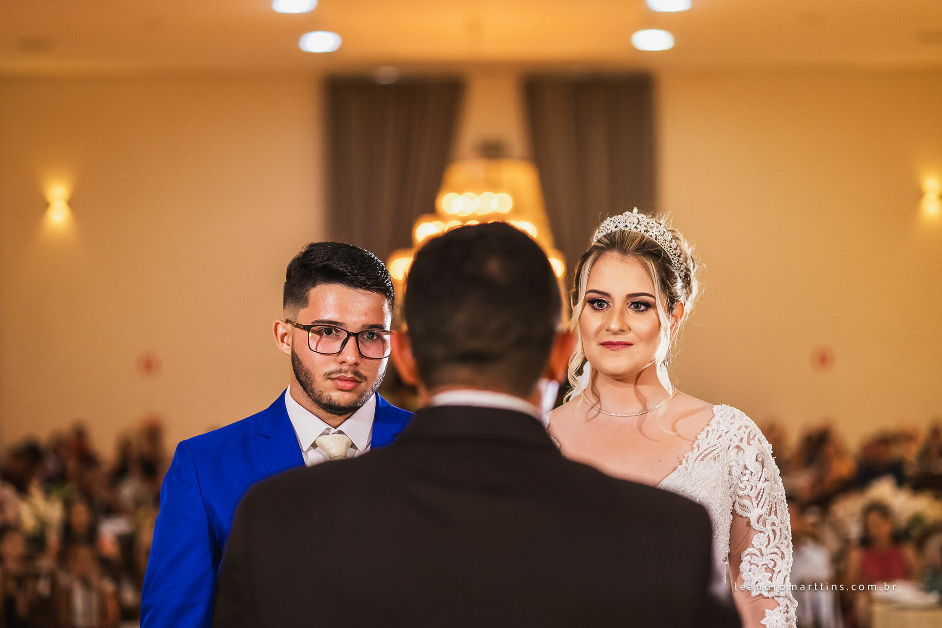 Casamento Stefanie e Jhonatan no espaço Bella Faria Eventos