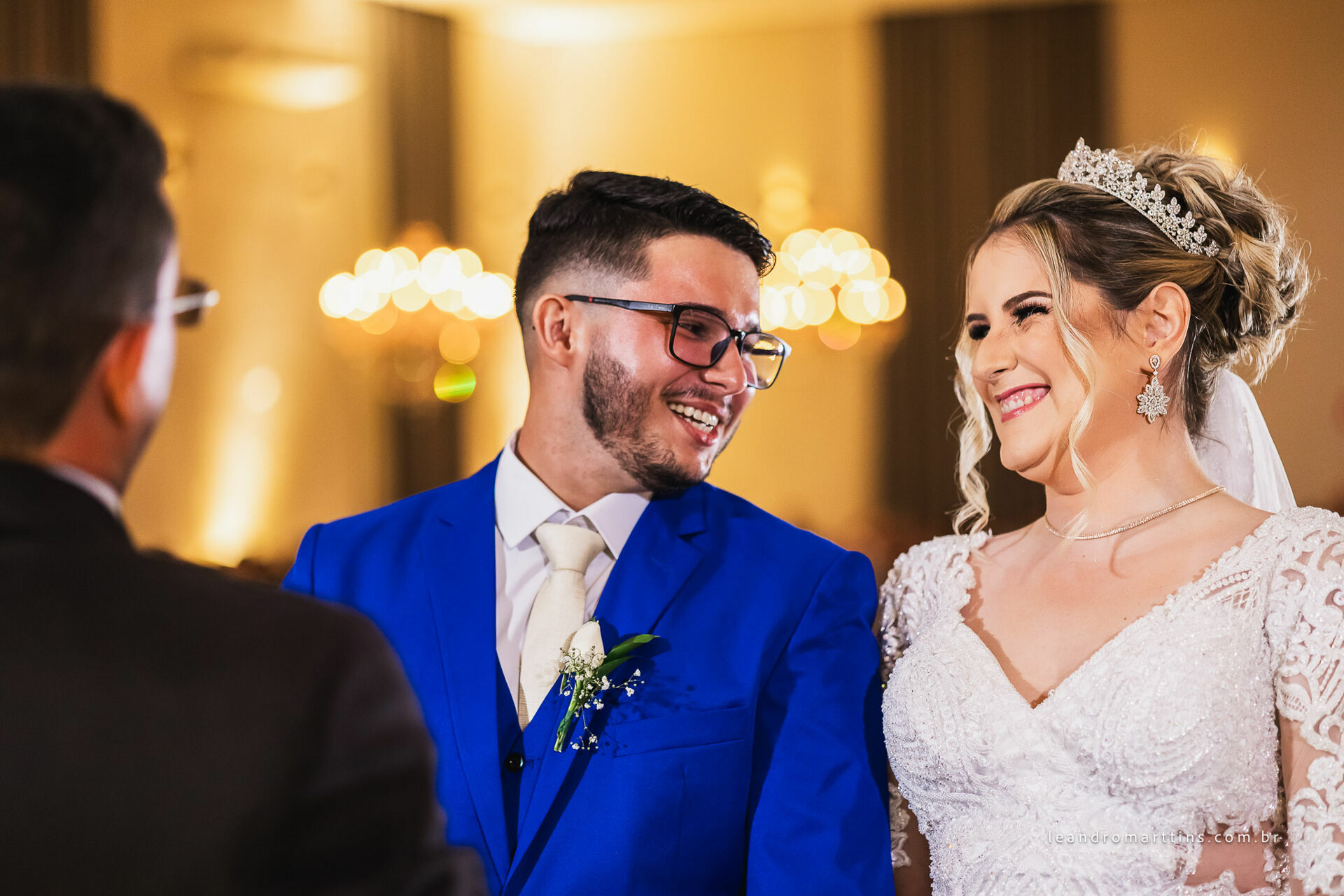 Casamento Stefanie e Jhonatan no espaço Bella Faria Eventos