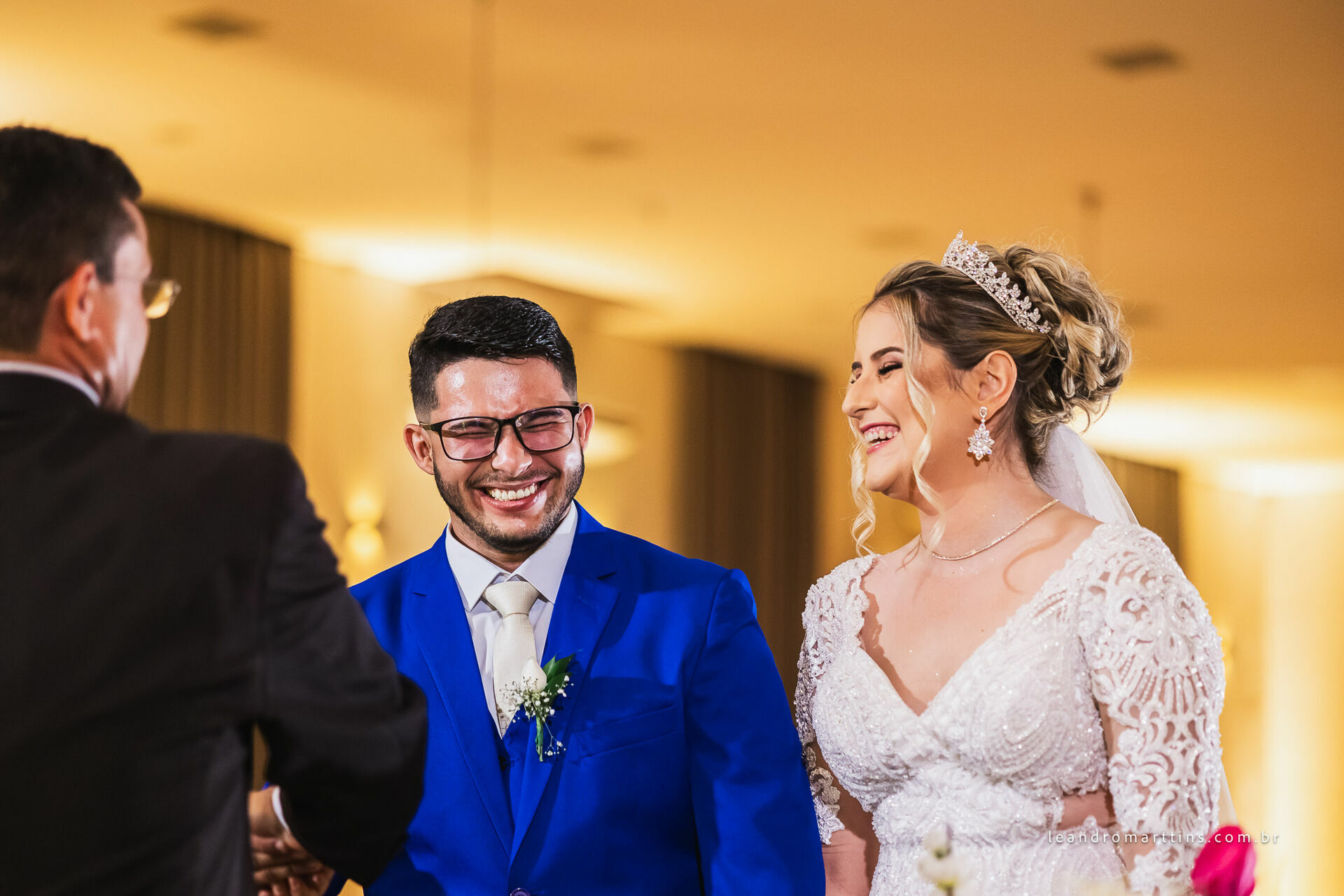 Casamento Stefanie e Jhonatan no espaço Bella Faria Eventos