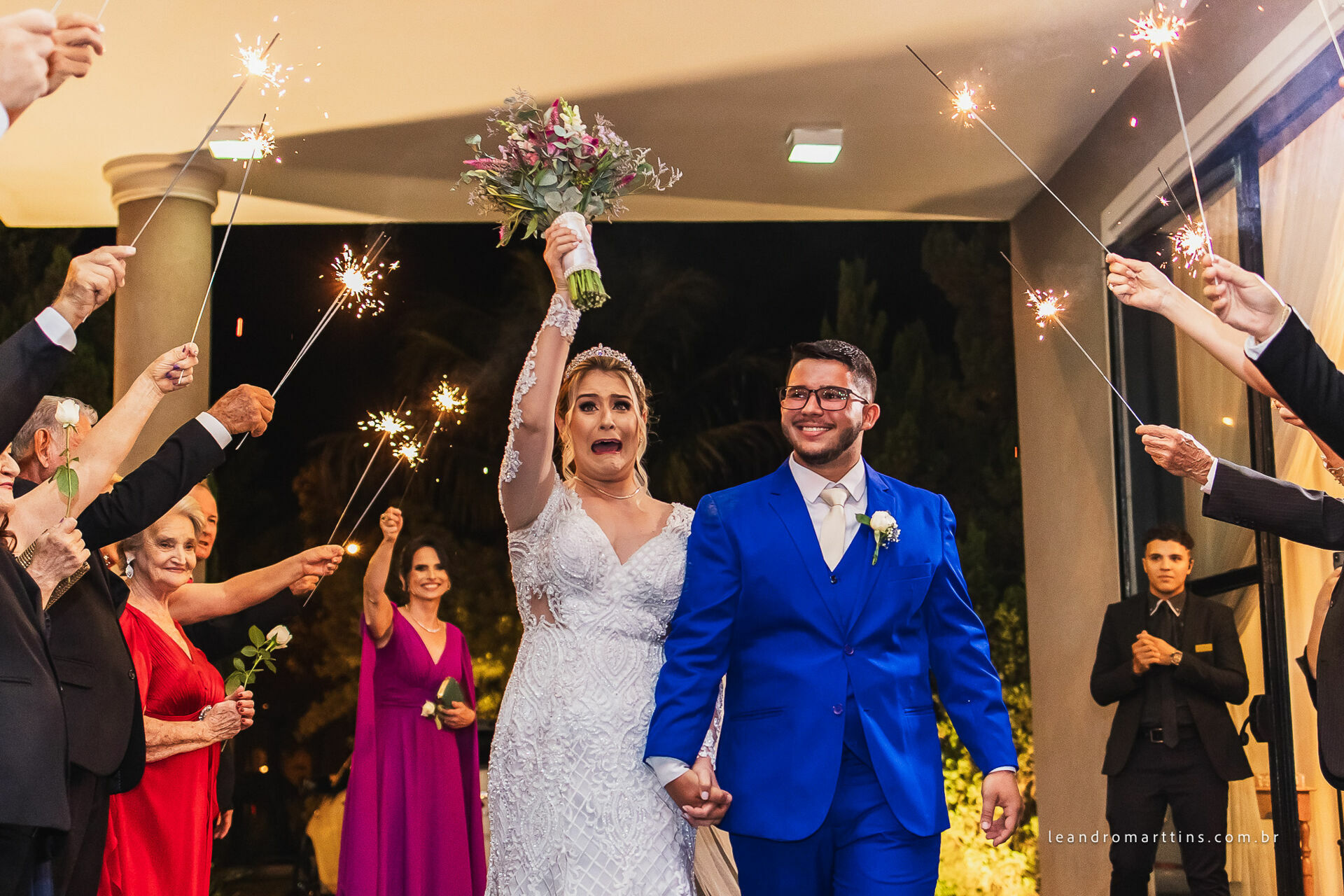 Casamento Stefanie e Jhonatan no espaço Bella Faria Eventos
