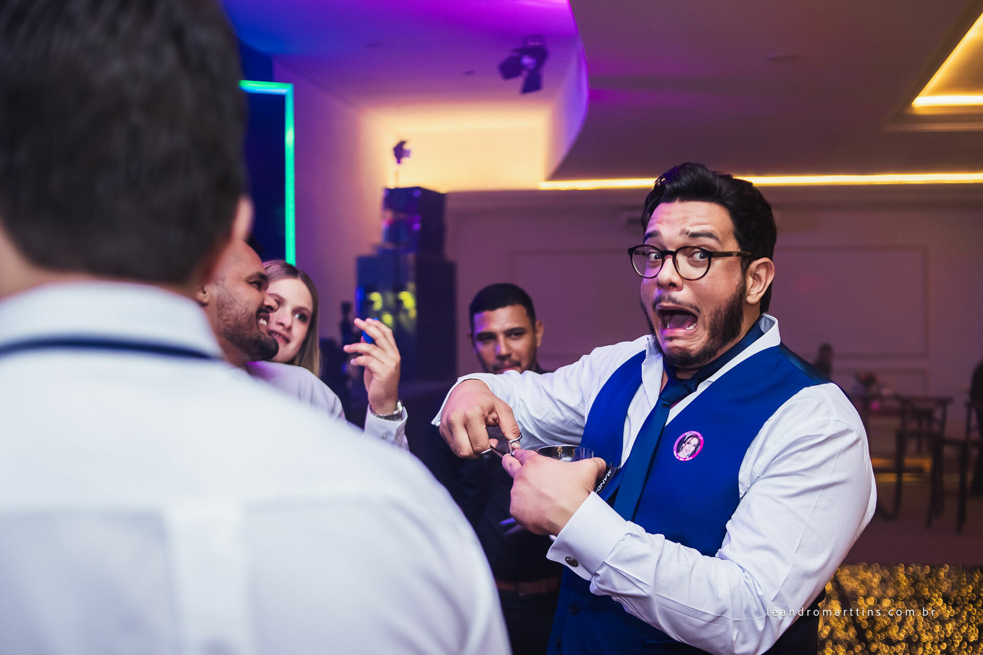 Casamento Letícia e Vinícius no espaço Monett Eventos