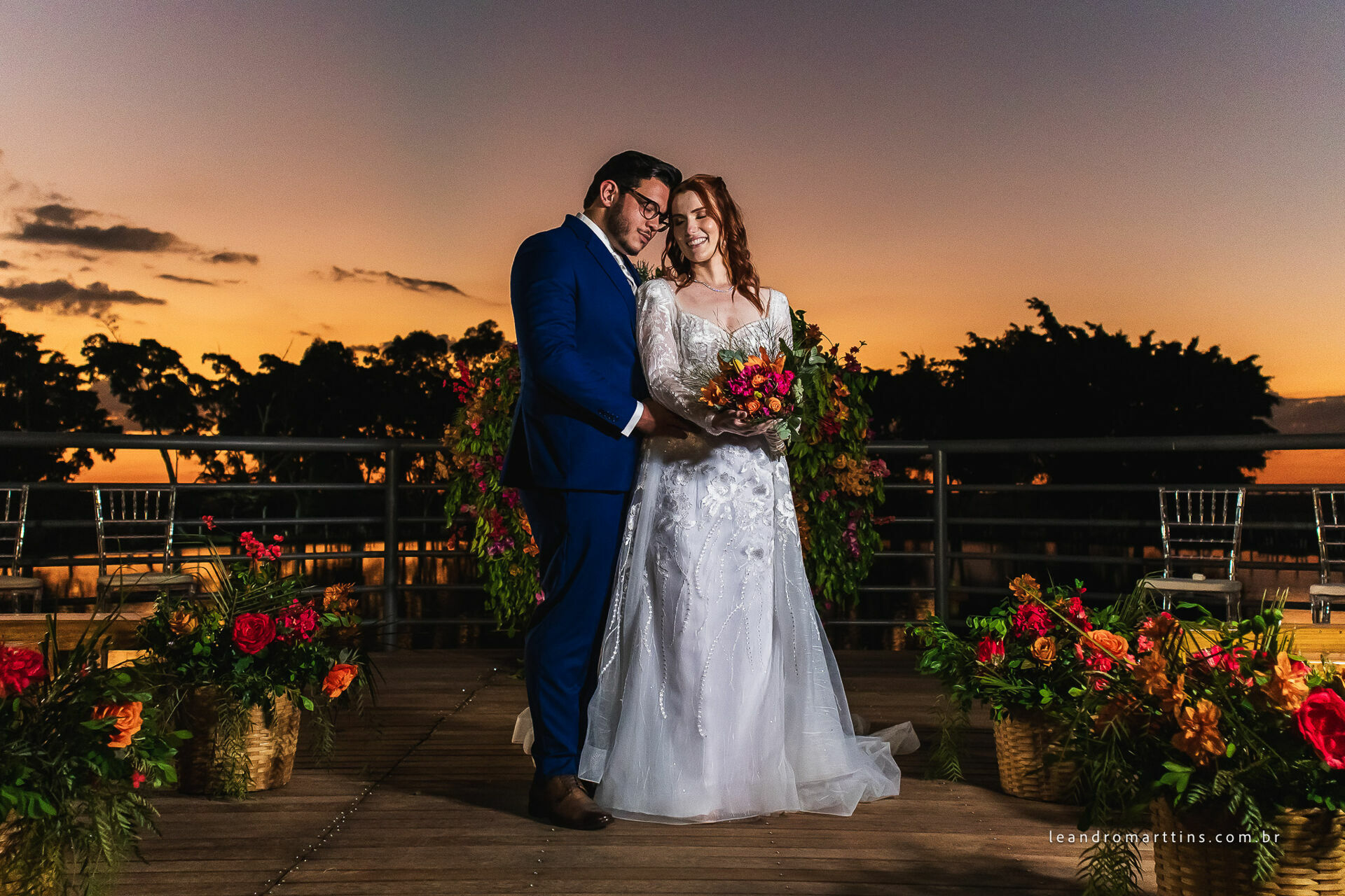 Casamento Letícia e Vinícius no espaço Monett Eventos