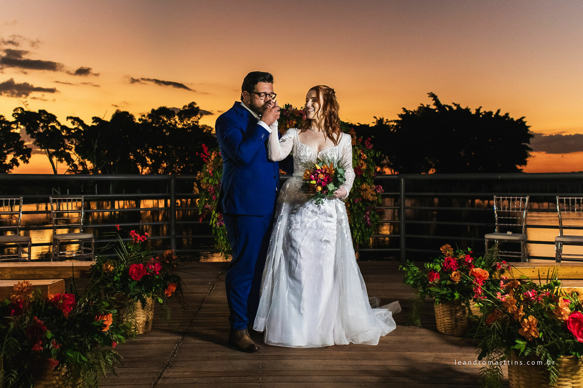 Casamento Letícia e Vinícius no espaço Monett Eventos