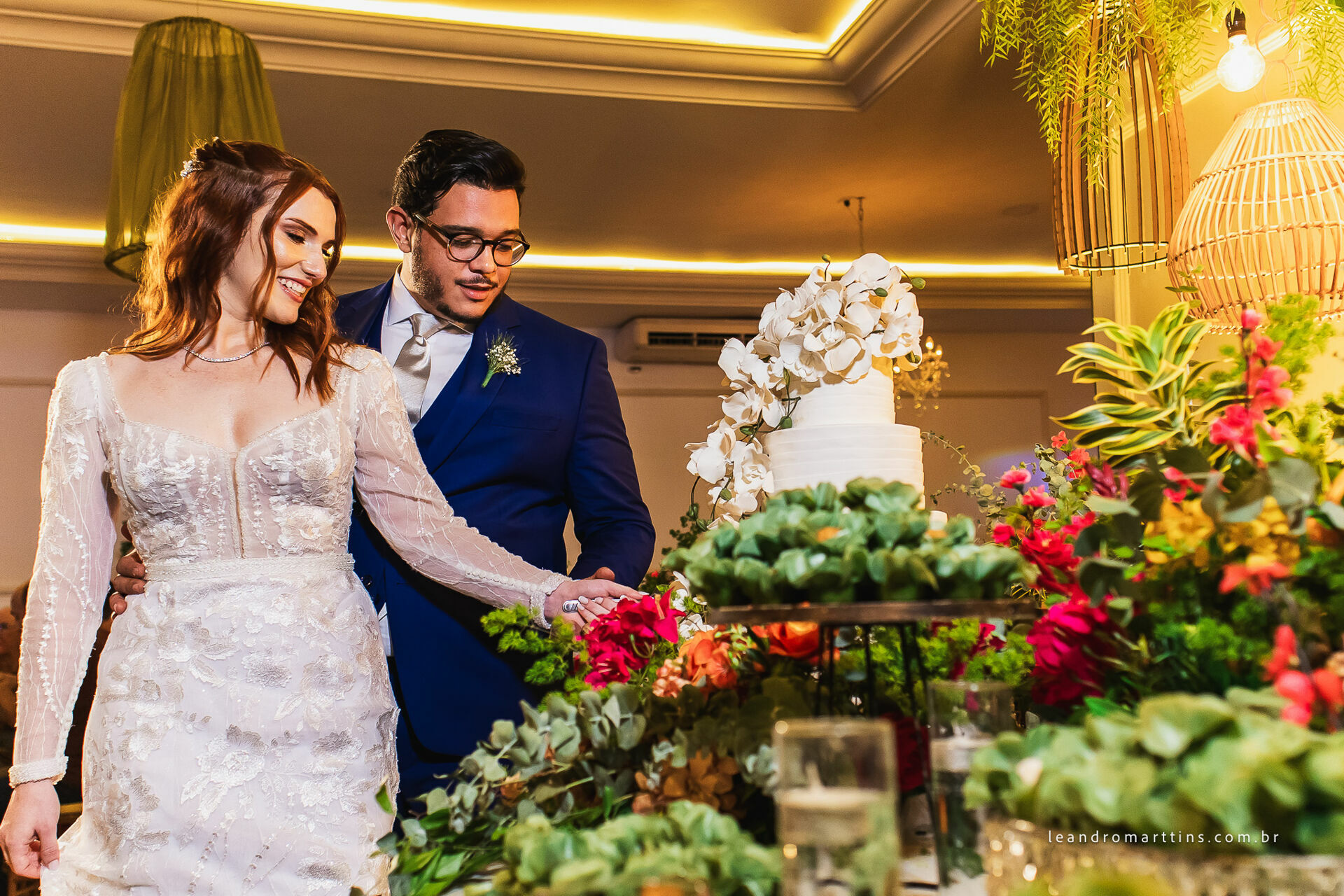 Casamento Letícia e Vinícius no espaço Monett Eventos