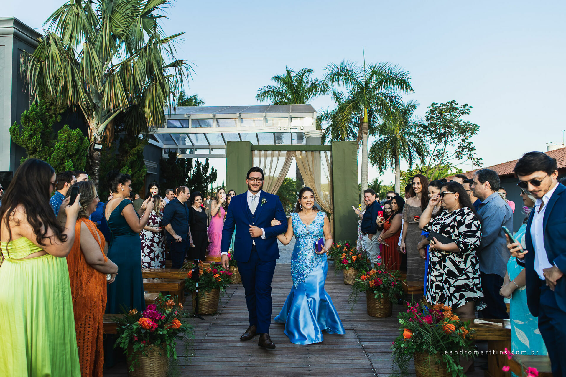 Casamento Letícia e Vinícius no espaço Monett Eventos