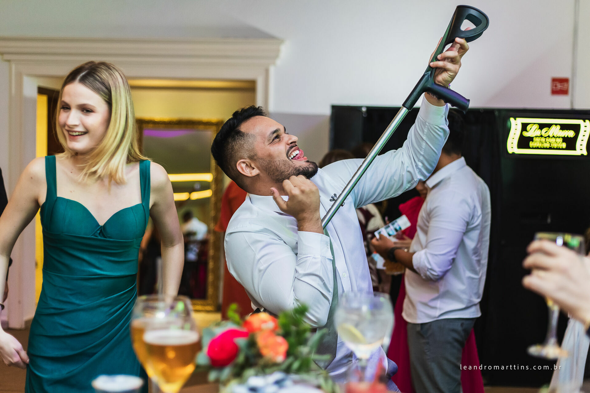 Casamento Letícia e Vinícius no espaço Monett Eventos
