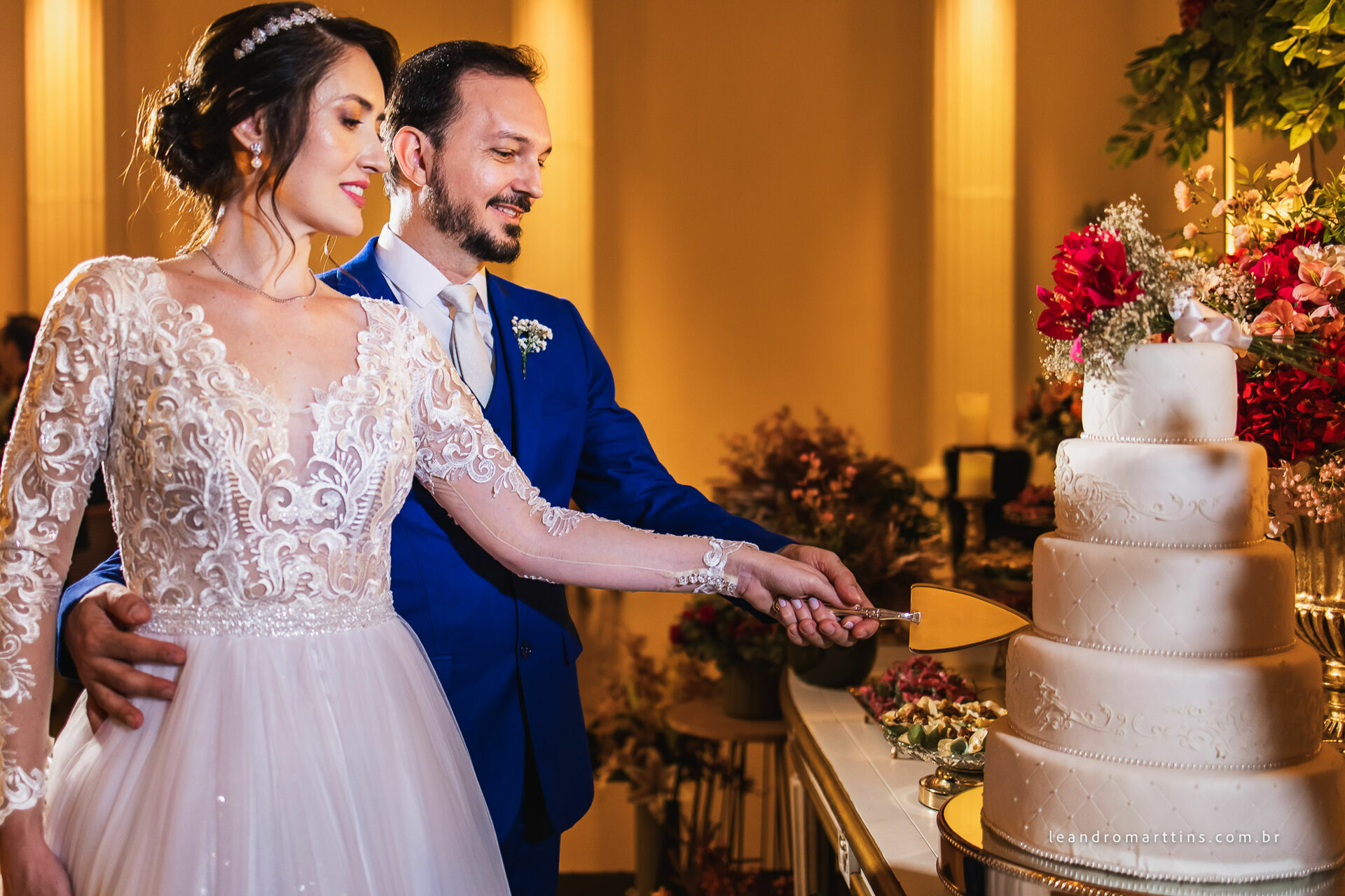 Casamento Flaviane e Alessandro no espaço Fauze Karam Buffet