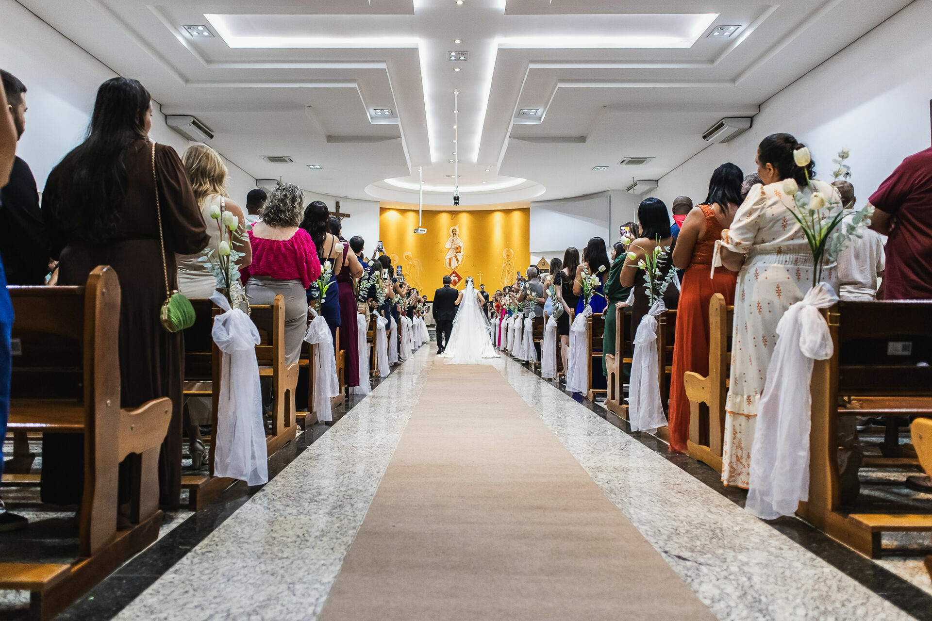 Casamento Isadora e Paulo, Igreja Nossa Senhora do Brasil